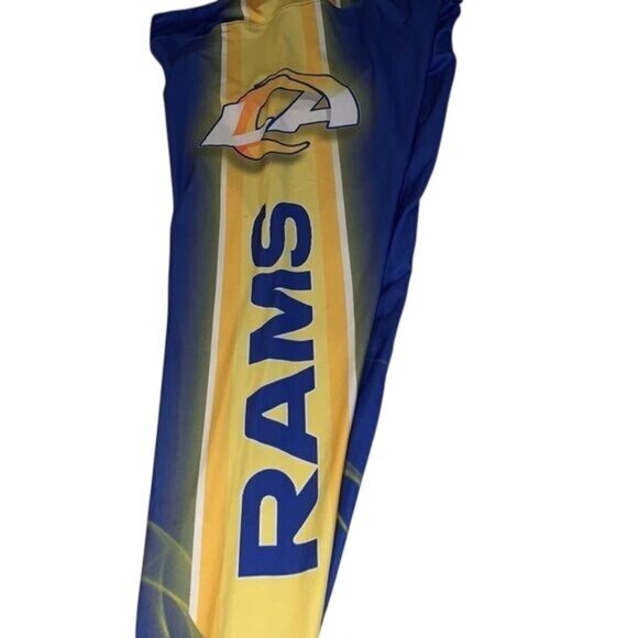Los Angeles Rams NFL Womens Leggings XL Blue & Gold Sports Apparel Stretch Fit - Picture 11 of 14